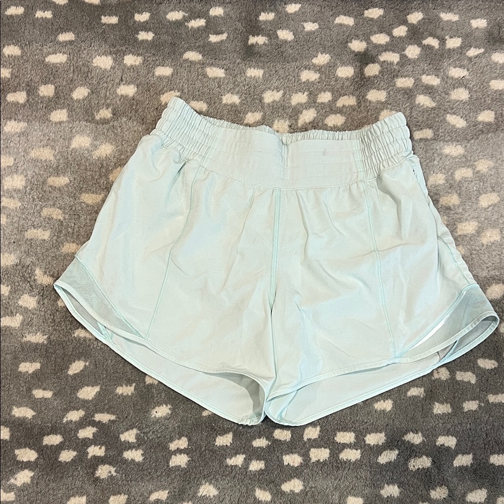 Lululemon Athletica Light Blue Athletic Shorts